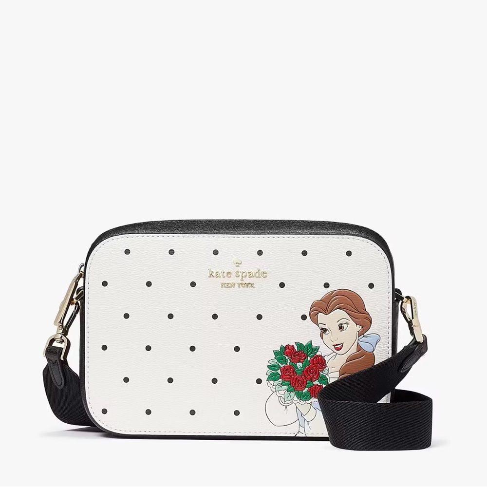 Disney X Kate Spade New York Beauty And The Beast Mini Camera Bag